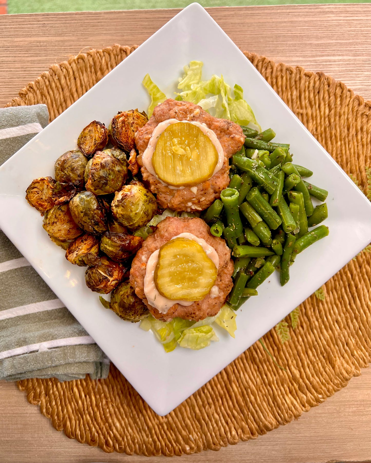 "Big Mac" Bites- Turkey (low carb/ paleo/ whole 30)