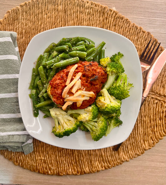 Sloppy Joe Stuffed Peppers - Beef (low carb/paleo/whole 30)