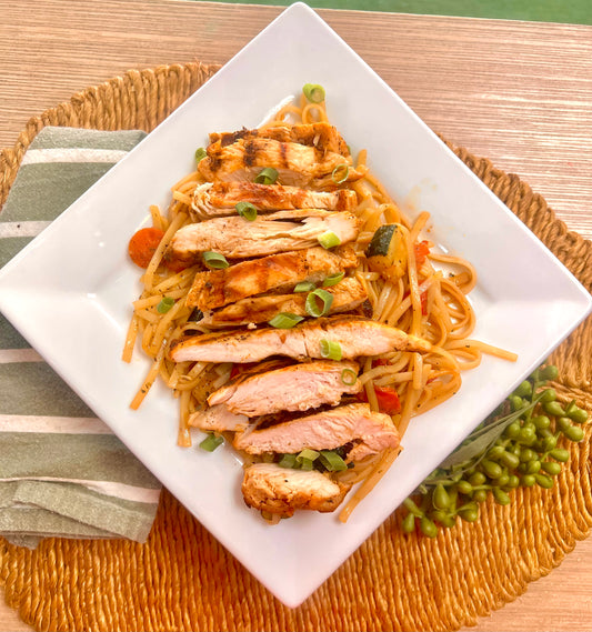 NEW! Drunken Noodles w/ Grilled Chicken