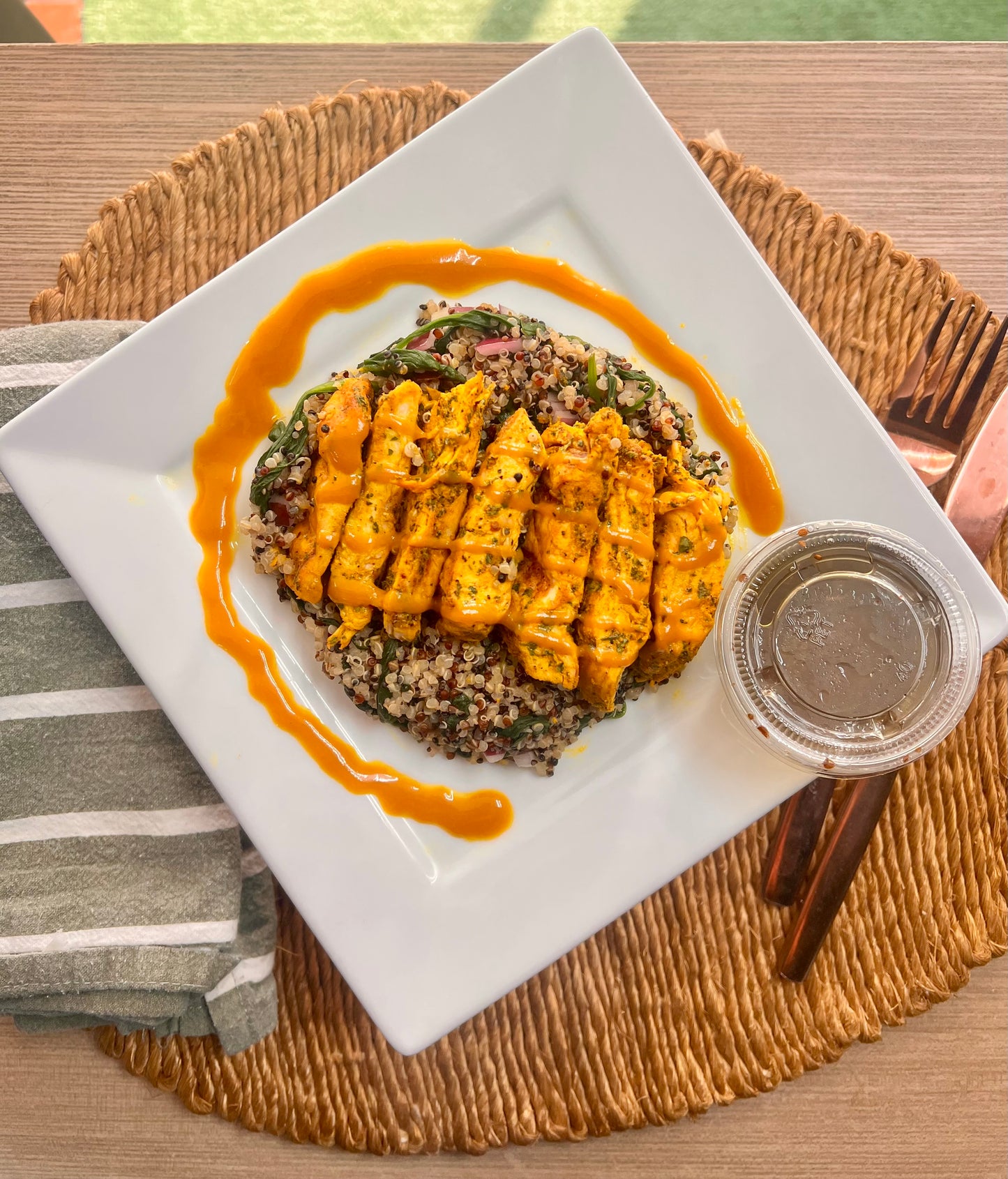 Superfood Chicken Cranberry Quinoa Salad