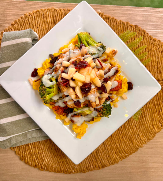Chef Andrews Special: Fireside Chicken Harvest Bowl