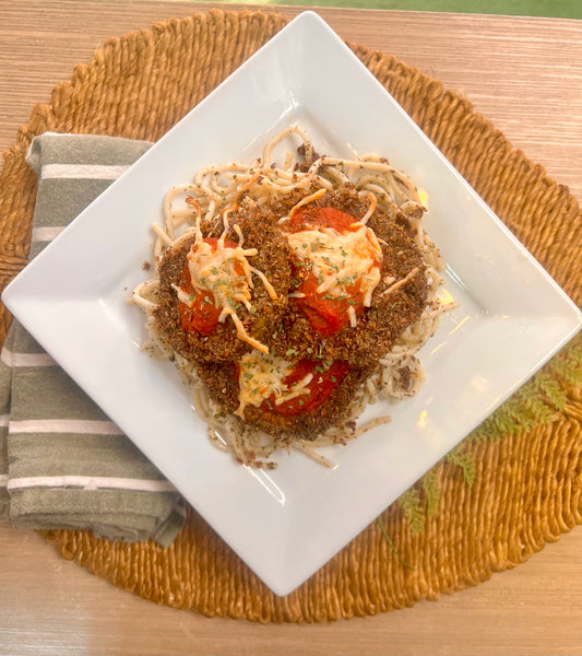 Eggplant "Parm"  (vegan)