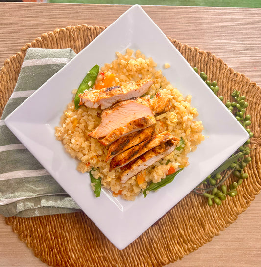 Chicken & Pineapple "Fried Rice" (low carb/paleo/whole 30)