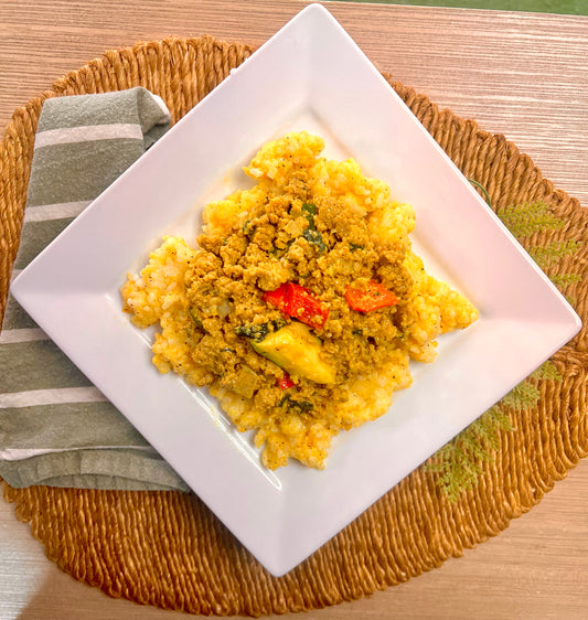 Thai Curry Turkey Bowl w/ Yellow Rice