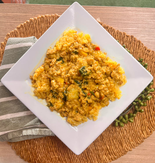 Thai Curry Turkey Bowl w/ Superfood Yellow Rice