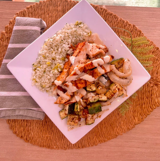 Chicken Shawarma Meal (low carb/ paleo/ whole 30)