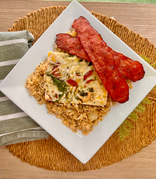 Deep Dish Breakfast Pizza (low carb/paleo/whole 30)