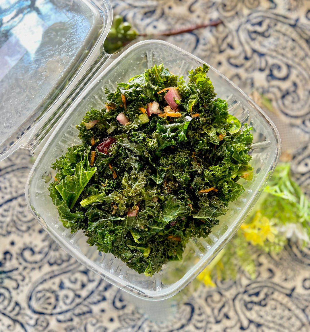 Sweet Kale salad without Chicken