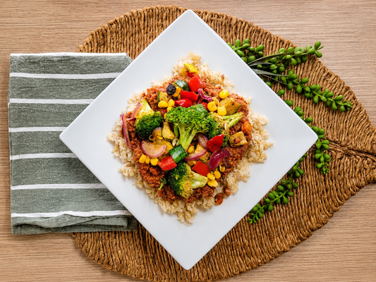 Chef Andrews Special: Smoky Roasted Pepper Beef Bowl
