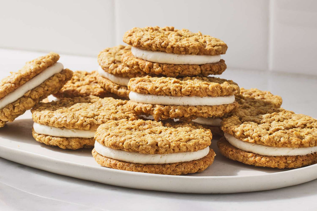 Oatmeal cream pie cookie platters