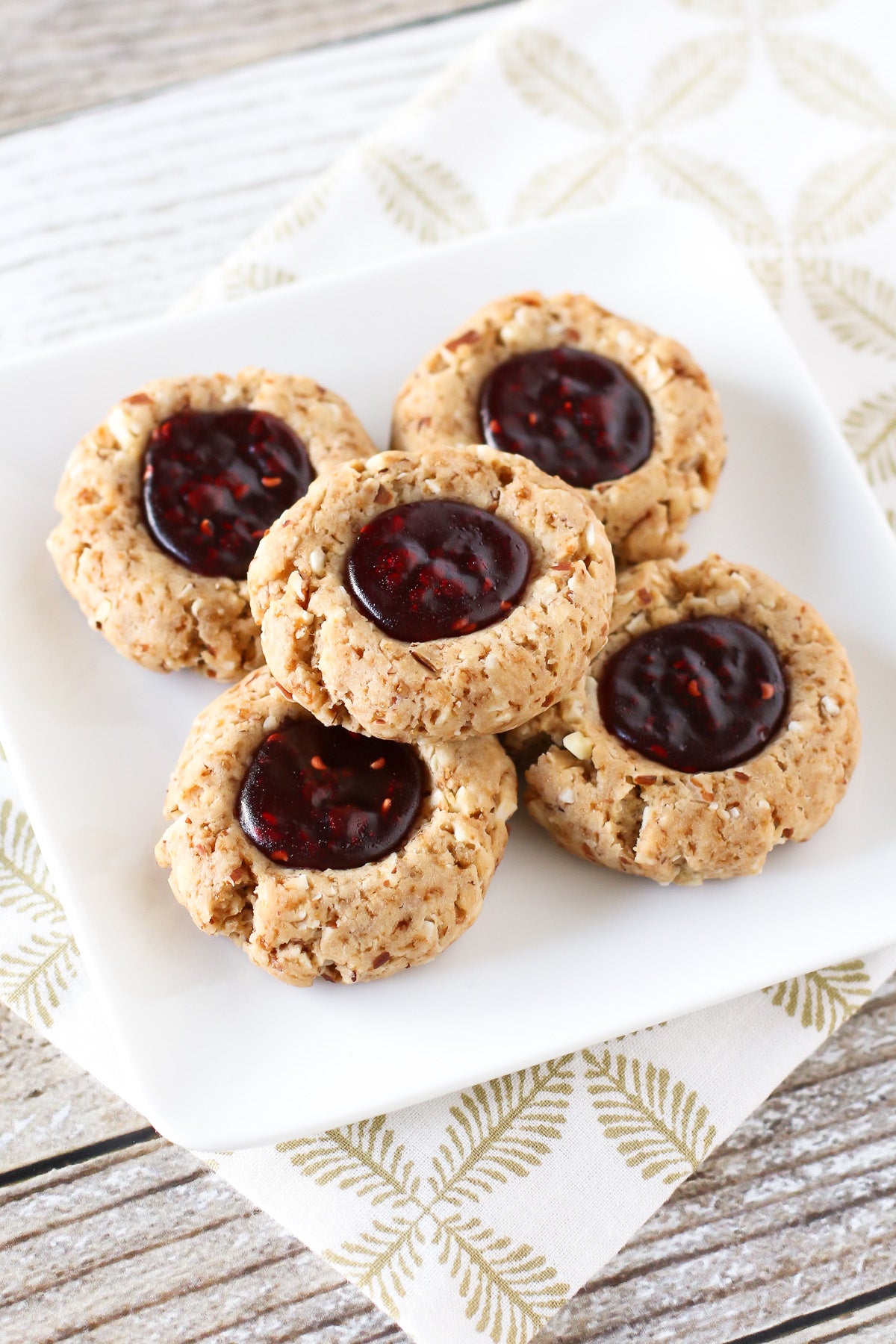 Raspberry Thumbprint Cookies (2 pack)